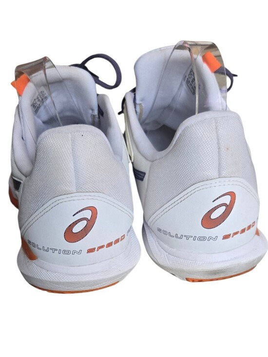 ASICS Solution Speed FF 3 Tennis Shoes Men\'s 11.5 White Orange main image 10